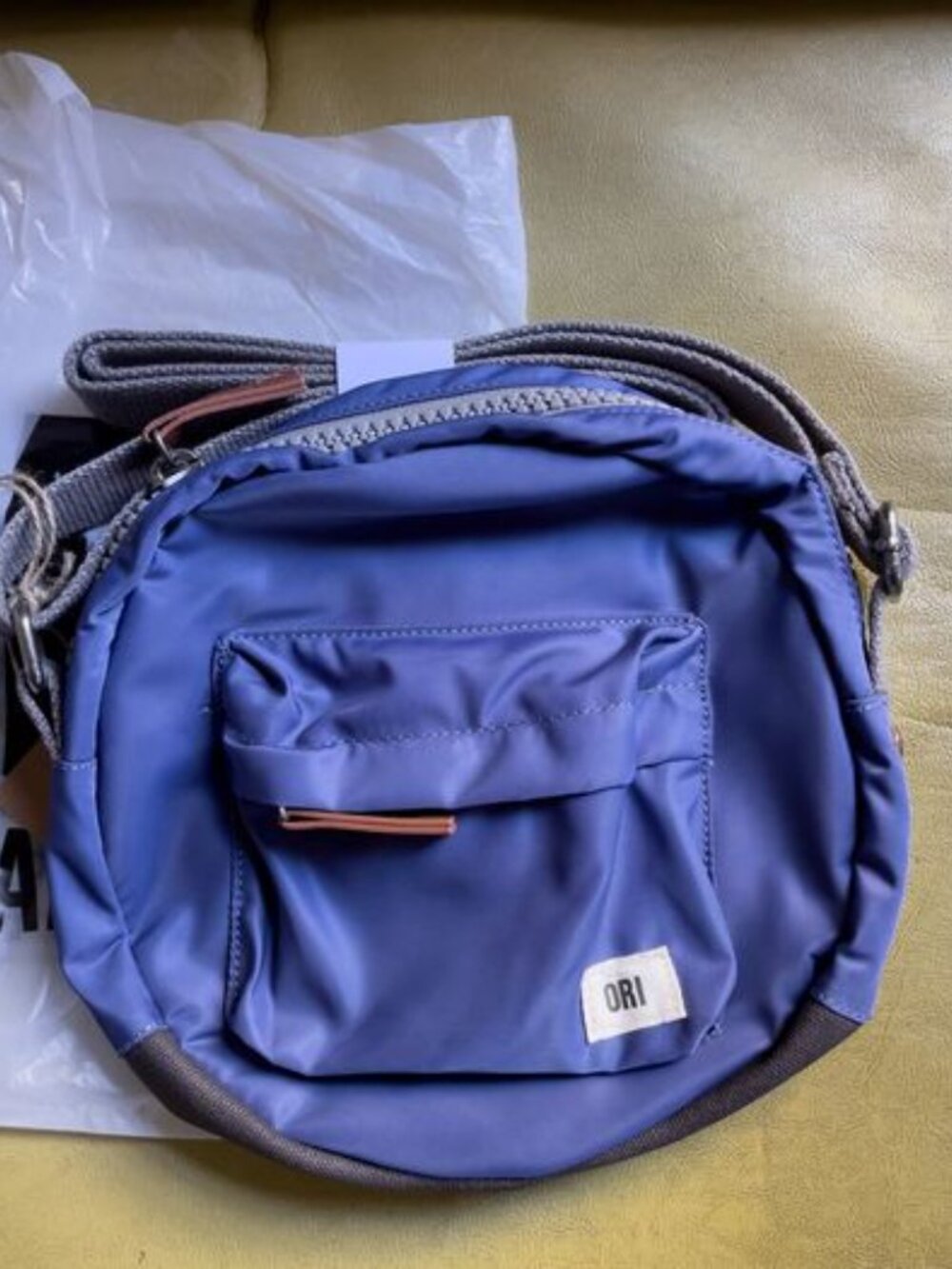 ORI London Paddington Round Crossbody Bag Blue NWT - Picture 3 of 3